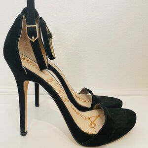 Sam Edelman Suede Sandals - Black